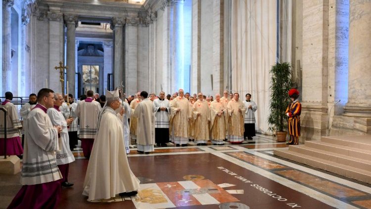 Papa Leone XIV durante la Santa Messa nella XXX Giornata per la Vita Consacrata