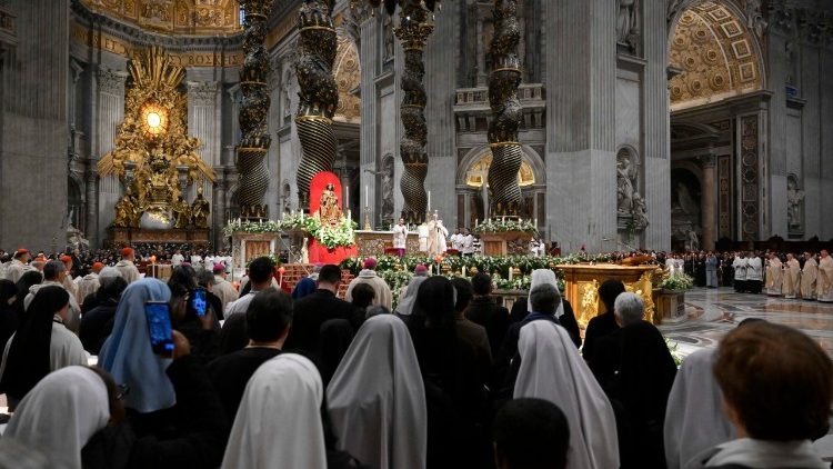 Osoby konsekrowane na Mszy św.