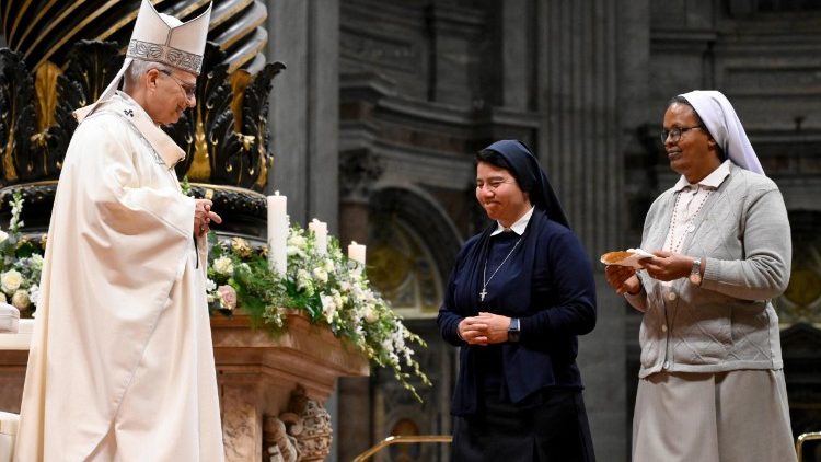 Un moment de la messe pr&eacute;sid&eacute;e par le Pape L&eacute;on XIV