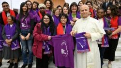 La delegazione di della rete internazionale anti-tratta Talitha Kum 