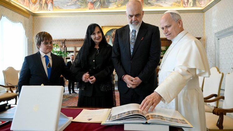 El Papa y el Primer Ministro de la Rep&uacute;blica de Albania