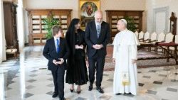 Pope Leo XIV receives the Prime Minister of Albania