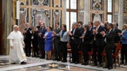 Аўдыенцыя для ўдзельнікаў пленарнай сесіі Дыкастэрыі па справах свецкіх, сям'і і жыцця