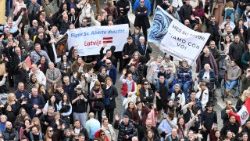 Maldininkai iš Lietuvos, Latvijos ir Baltarusjjos Šv. Petro aikštėje