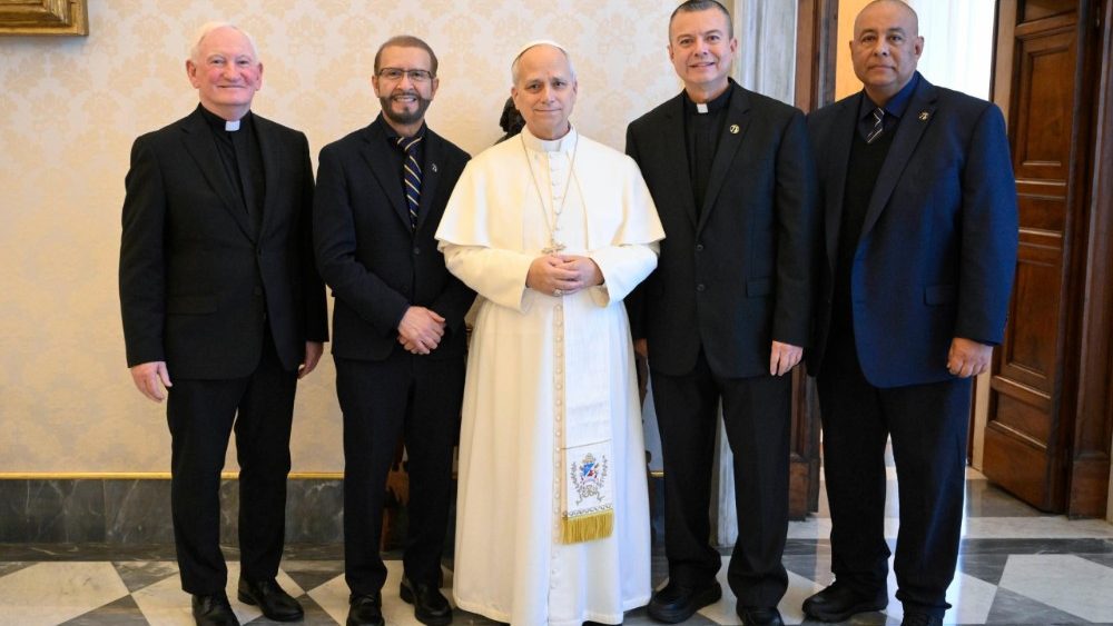 Аўдыенцыя Льва XIV для Наэля Дыяса, заснавальніка арганізацыі "Сейбіт – Новая евангелізацыя" 