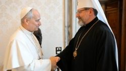Pope Leo receives His Beatitude Sviatoslav Shevchuk in the Vatican