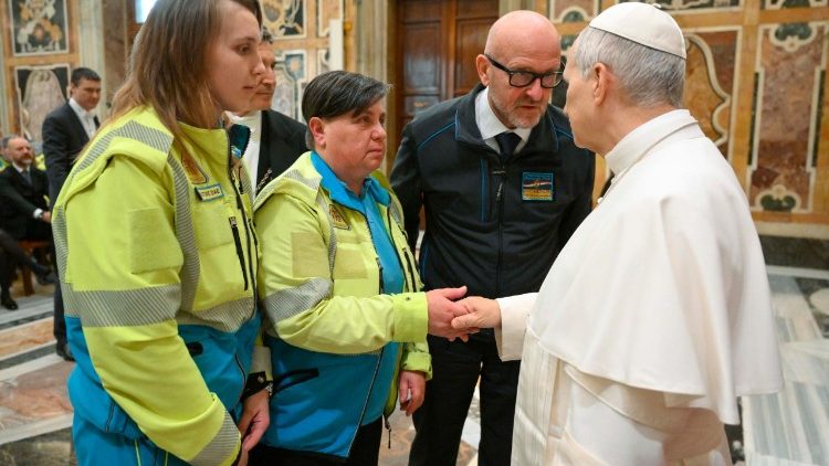 2026.02.14 Wanachama wa Shirikisho la Kitaifa la (Misericordie d'Italia) Mashirika mbali mbali ya msaada na huruma.