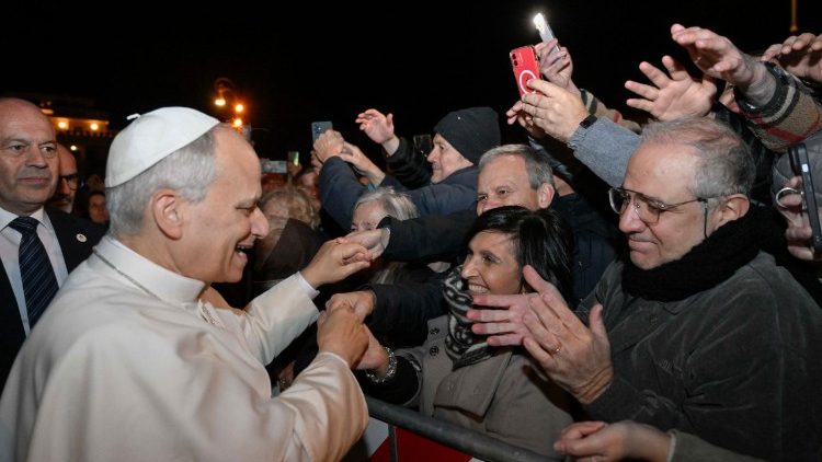 Popiežius Ostijos miestelio Švč. M. Marijos Taikos Karalienės parapijoje