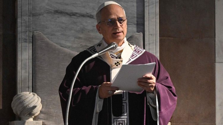 El Papa durante la homil&iacute;a