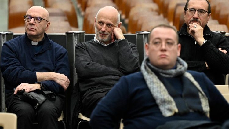 Rencontre du Pape L&eacute;on XIV avec le clerg&eacute; du dioc&egrave;se de Rome, le 19 f&eacute;vrier 2026. 