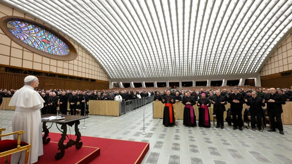 Аўдыенцыя для духавенства Рымскай дыяцэзіі