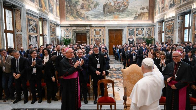 The Pope greets Policoro Project members