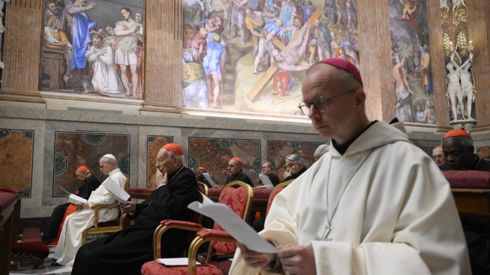 Пачатак духоўных практыкаванняў Папы і іерархаў Рымскай курыі 