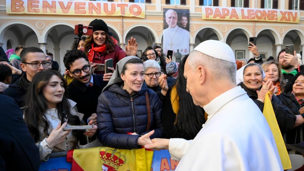 Душпастырскі візіт Льва XIV у парафію Найсвяцейшага Сэрца Езуса ля вакзала "Тэрміні"