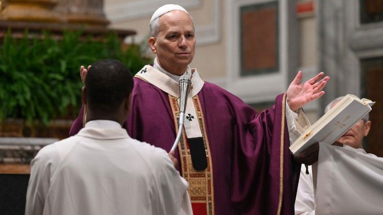 Le&atilde;o XIV durante a Missa