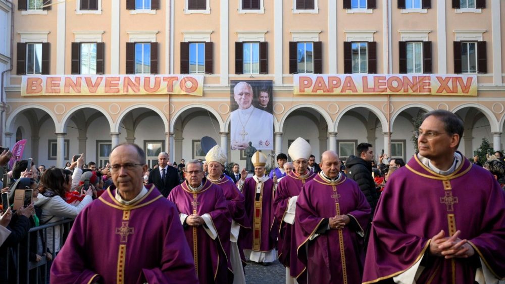 Душпастырскі візіт Льва XIV у парафію Найсвяцейшага Сэрца Езуса ля вакзала "Тэрміні"