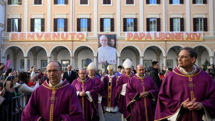 Visite pastorale &agrave; Rome de L&eacute;on XIV