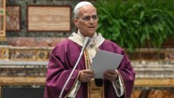 Le Pape lors de la messe célébrée à l'occasion de sa visite pastorale via Marsala à Rome