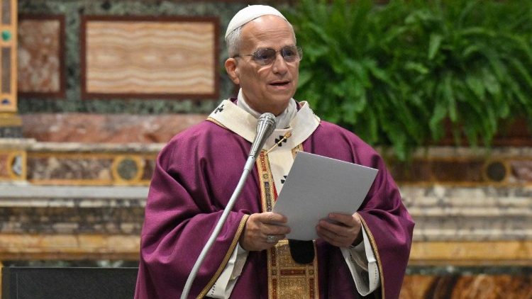 Le Pape lors de la messe célébrée à l'occasion de sa visite pastorale via Marsala à Rome