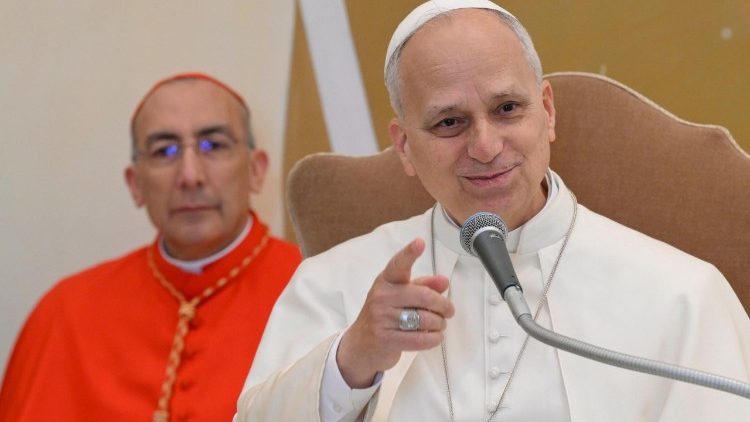 Il Papa durante la visita pastorale di domenica scorsa nella parrocchia del Sacro Cuore di Gesù a Castro Pretorio