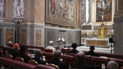 L'ultima meditazione di monsignor Erik Varden agli Esercizi spirituali di Quaresima per Papa Leone XIV e la Curia romana, nella Cappella Paolina