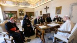 La Leon al XIV-lea, o delegație a Consiliului Ecumenic al Bisericilor