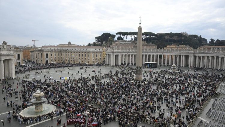 Una veduta di piazza San Pietro