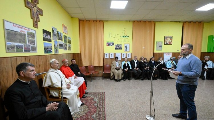 Dopo la Messa Leone XIV ha incontrato il Consiglio pastorale dell'Ascensione di Nostro Signore Ges&ugrave; Cristo. 