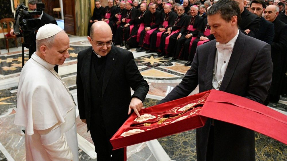 Аўдыенцыя Папы Льва XIV для тэолагаў з Апуліі і Калабрыі