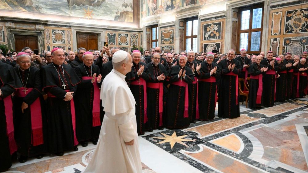 Аўдыенцыя Папы Льва XIV для тэолагаў з Апуліі і Калабрыі