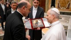 La Leon al XIV-lea, membrii Facultății Teologice din Apulia și membrii Institutului Teologic din Calabria (Italia)