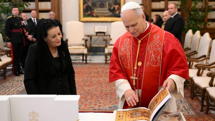 Pope Leo XIV receives the President of Malta in the Vatican
