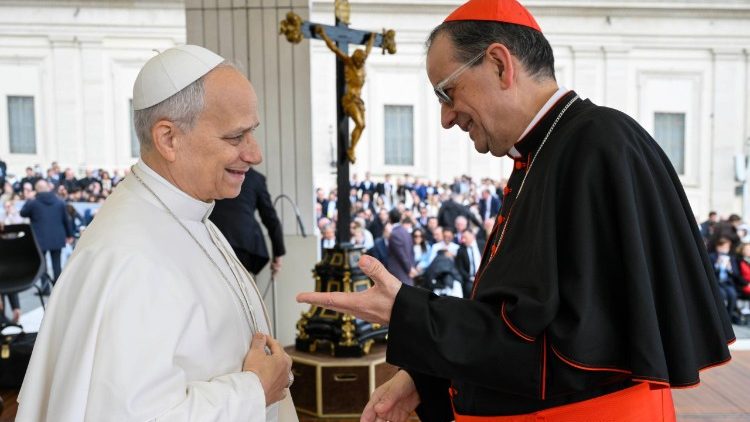  El Papa con el cardenal Lo Judice 