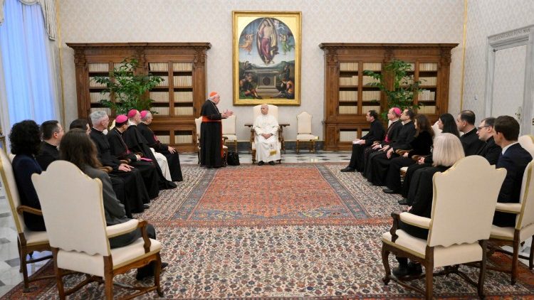 Treffen mit dem Papst