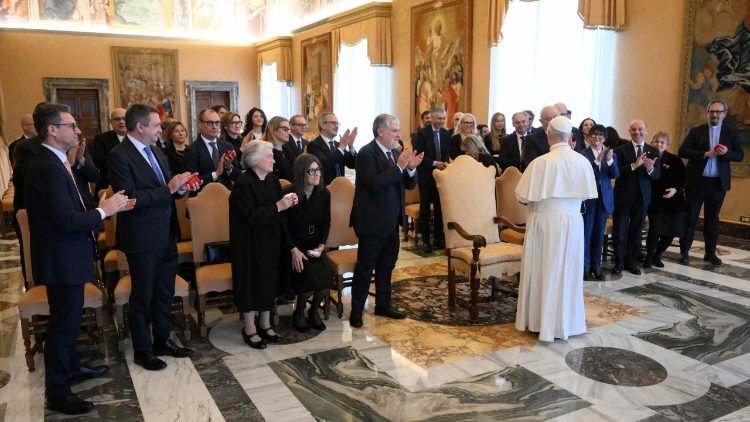 Pope Leo XIV receives representatives of Italy's Catholic Foundation and Catholic Insurance Society in the Vatican 