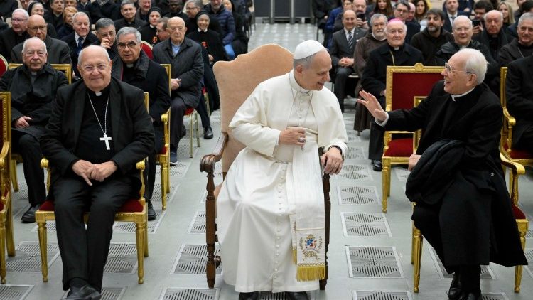O Papa na Sala Paulo VI