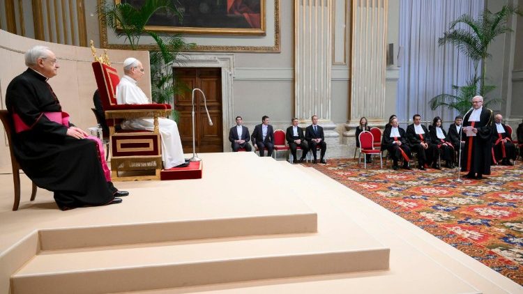 Un momento de la ceremonia de apertura del A&ntilde;o Judicial del Tribunal del Estado de la Ciudad del Vaticano