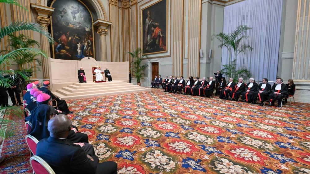 Le Pape Léon XIV a reçu ce samedi 14 mars les membres de l’autorité judiciaire de l’État de la Cité du Vatican.