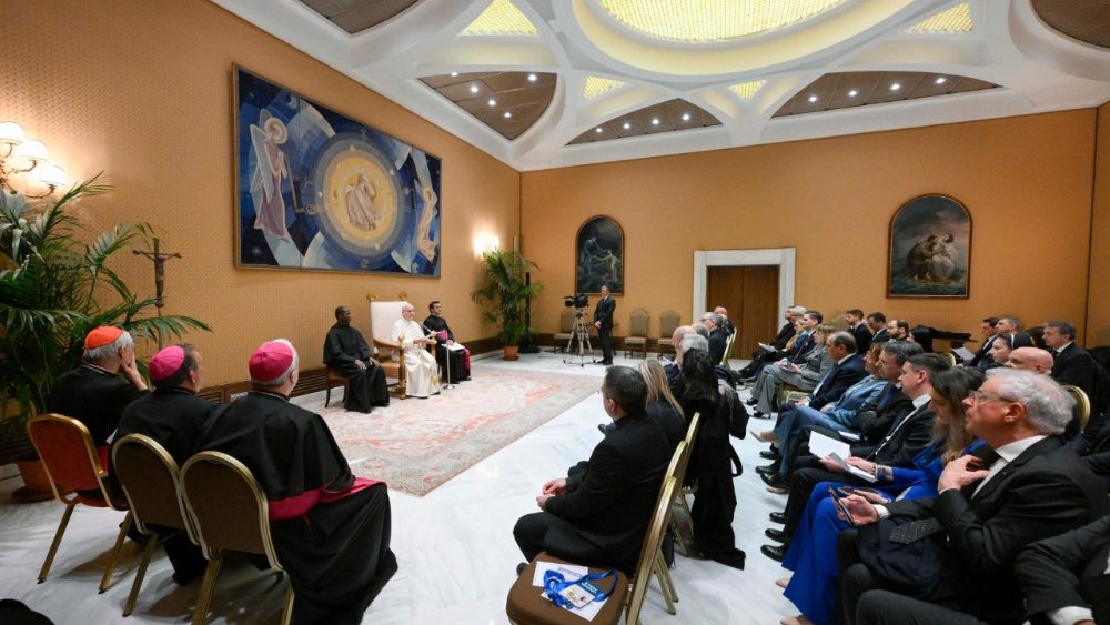 Аўдыенцыя Льва XIV для ўдзельнікаў канферэнцыі “Сёння хто мой бліжні?” 