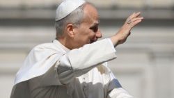 Påve Leo XIV under den allmänna audiensen 