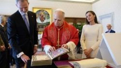 2026.03.20 Le Loro MaestÃ  Felipe VI, Re di Spagna, con la Regina Sofia