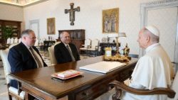 Delegace památníku Yad-Vashem, u papeže Lva XIV, 23. března 2026