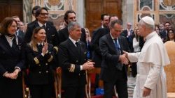 教皇レオ14世、ITAエアウェイズ関係者との集い　2026年3月23日　バチカン宮殿