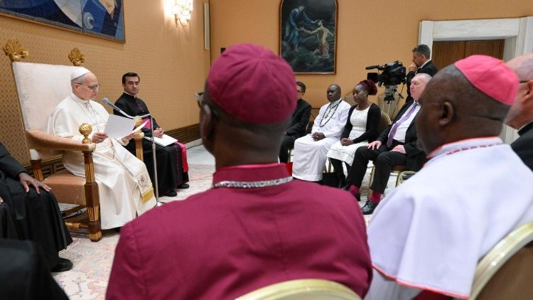 O encontro do Papa com a delega&ccedil;&atilde;o do PROCMURA, com sede no Qu&ecirc;nia