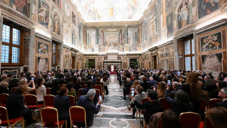 L'audience du Pape en Salle Cl&eacute;mentine