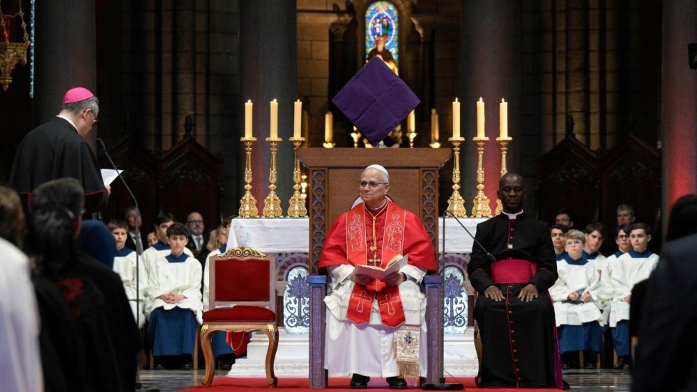 Papa Leon al XIV-lea la rugăciunea ”Ora Medie” în catedrala ”Neprihănita Zămislire” din Monaco