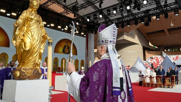 Đức Th&aacute;nh Cha cử h&agrave;nh Th&aacute;nh lễ tại Monaco