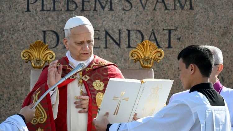 Celebraci&oacute;n de la misa del Domingo de Ramos