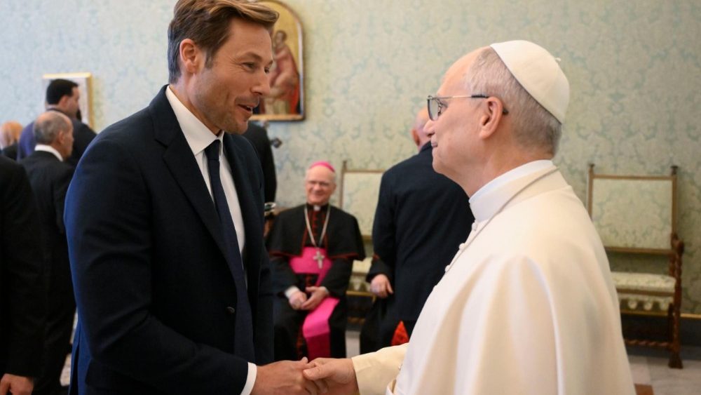 Аўдыецыя для дэлегацыі Фонда "Ausilia"