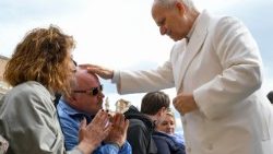 Le Pape Léon XIV lors de l'audience générale de ce mercredi 1er avril. 